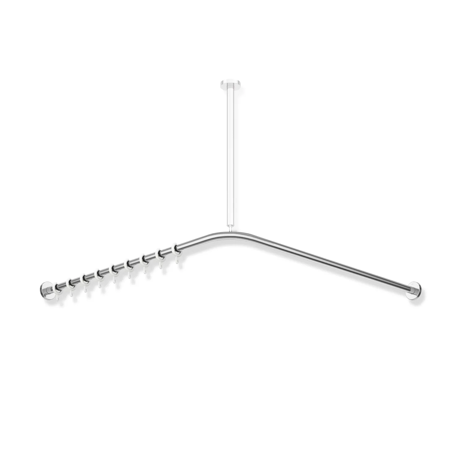 HEWI Duschvorhangstange „System 900“ 102,2 × 102,2 cm HEWI Duschvorhangstange „System 900“ 102,2 × 102,2 cm