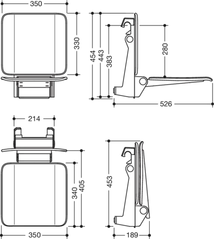 Einhängesitz „System 900“ Einhängesitz „System 900“