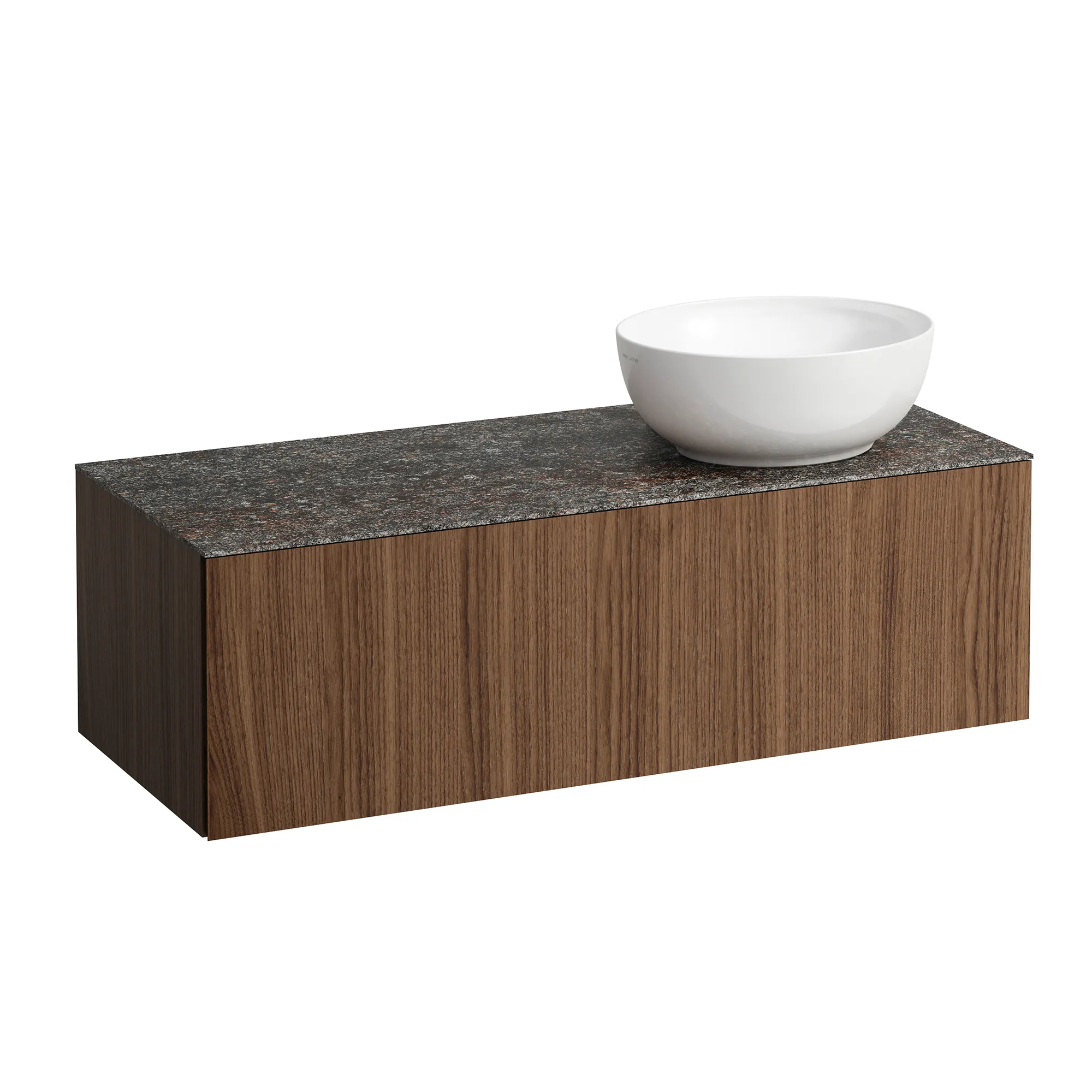 Schubladenelement (Waschtischunterbau+Waschtischplatte) ILBAGNOALESSI 500x1200x370 1 Schublade integrierte versteckte Griffe seitlich Vollauszug Soft-Close Ausschnitt rechts Marrone Naturale Top passend zu Waschtisch H818975/6 H818977/8 Weiß matt Schubladenelement (Waschtischunterbau+Waschtischplatte) ILBAGNOALESSI 500x1200x370 1 Schublade integrierte versteckte Griffe seitlich Vollauszug Soft-Close Ausschnitt rechts Marrone Naturale Top passend zu Waschtisch H818975/6 H818977/8 Weiß matt