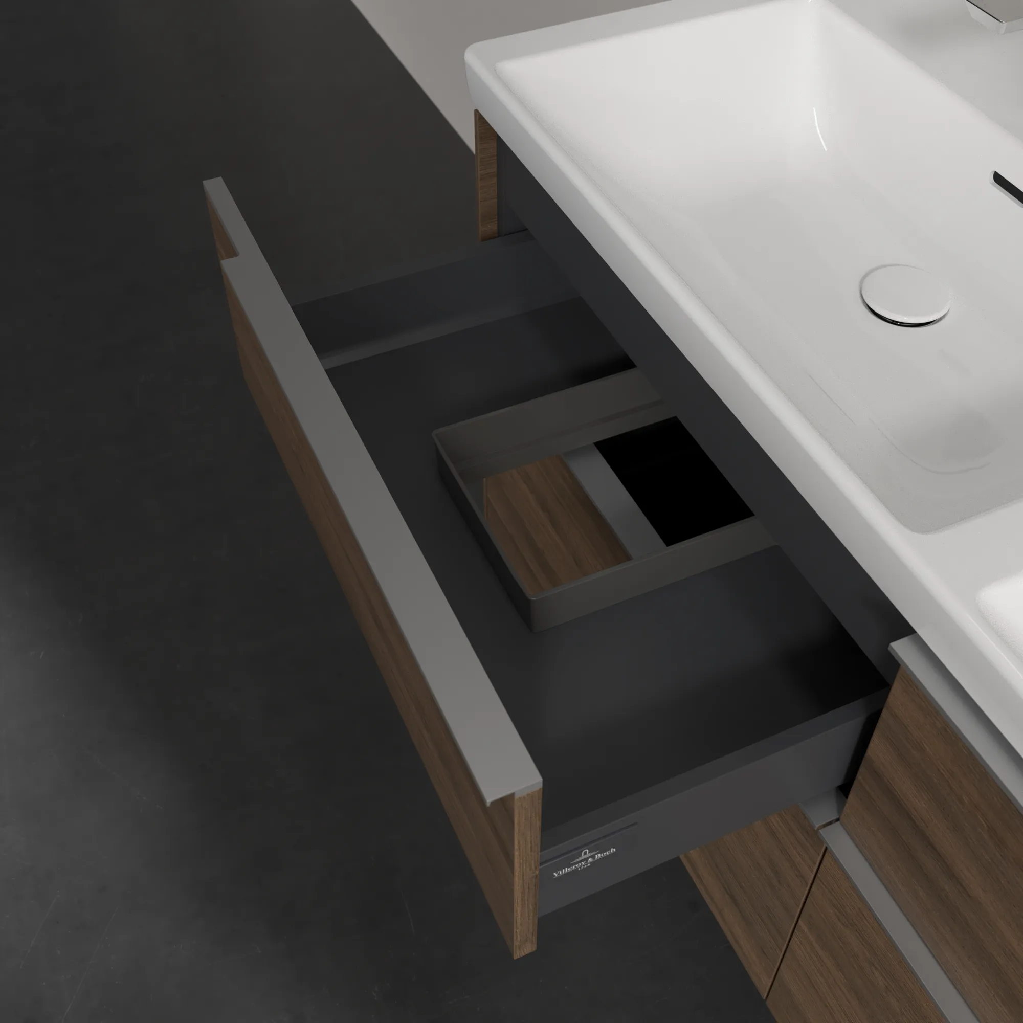 Villeroy & Boch Waschtischunterschrank „Subway 3.0“ für Schrank-Doppelwaschtisch 1272 × 576 × 478 mm Arizona Oak, für links und rechts Villeroy & Boch Waschtischunterschrank „Subway 3.0“ für Schrank-Doppelwaschtisch 1272 × 576 × 478 mm Arizona Oak, für links und rechts