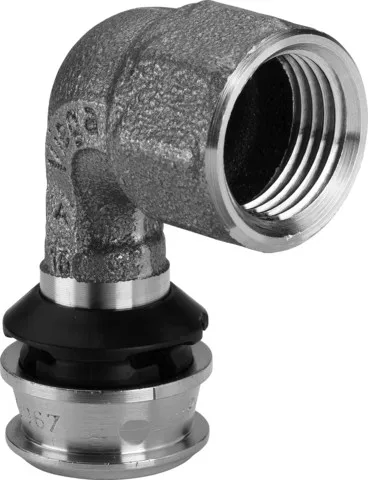 Viega „Raxofix“ 90°- Übergangsbogen 16 mm × 1/2″ Viega „Raxofix“ 90°- Übergangsbogen 16 mm × 1/2″