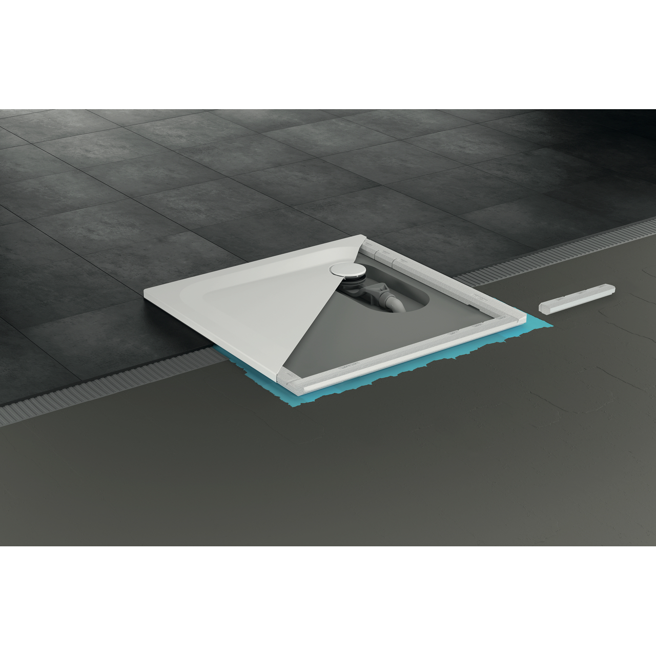 Minimum-Wannenträger Flex für Duschwannen (25 mm) und Duschflächen für