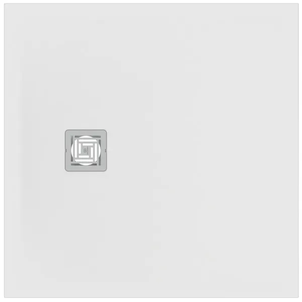 Ideal Standard Quadrat-Brausewanne Ultra Flat S +, Carraraweiß, 900x900 mm, Ablauf 25 cm Mitte/Seite, Bodenebener Einbau möglich Ideal Standard Quadrat-Brausewanne Ultra Flat S +, Carraraweiß, 900x900 mm, Ablauf 25 cm Mitte/Seite, Bodenebener Einbau möglich