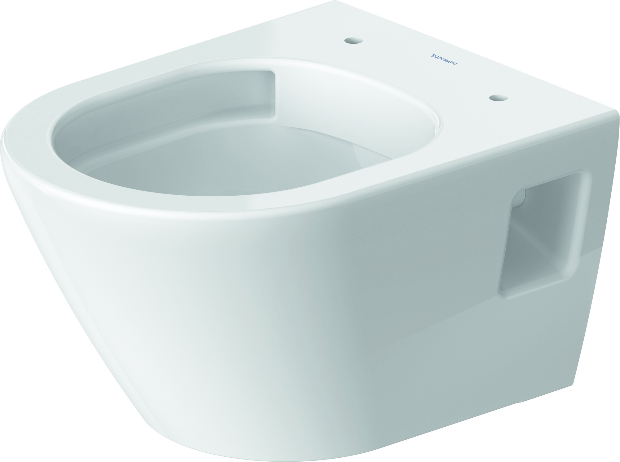 Wand-WC compact 480 mm D-Neo, weiß rimless, Tiefspüler, HYG