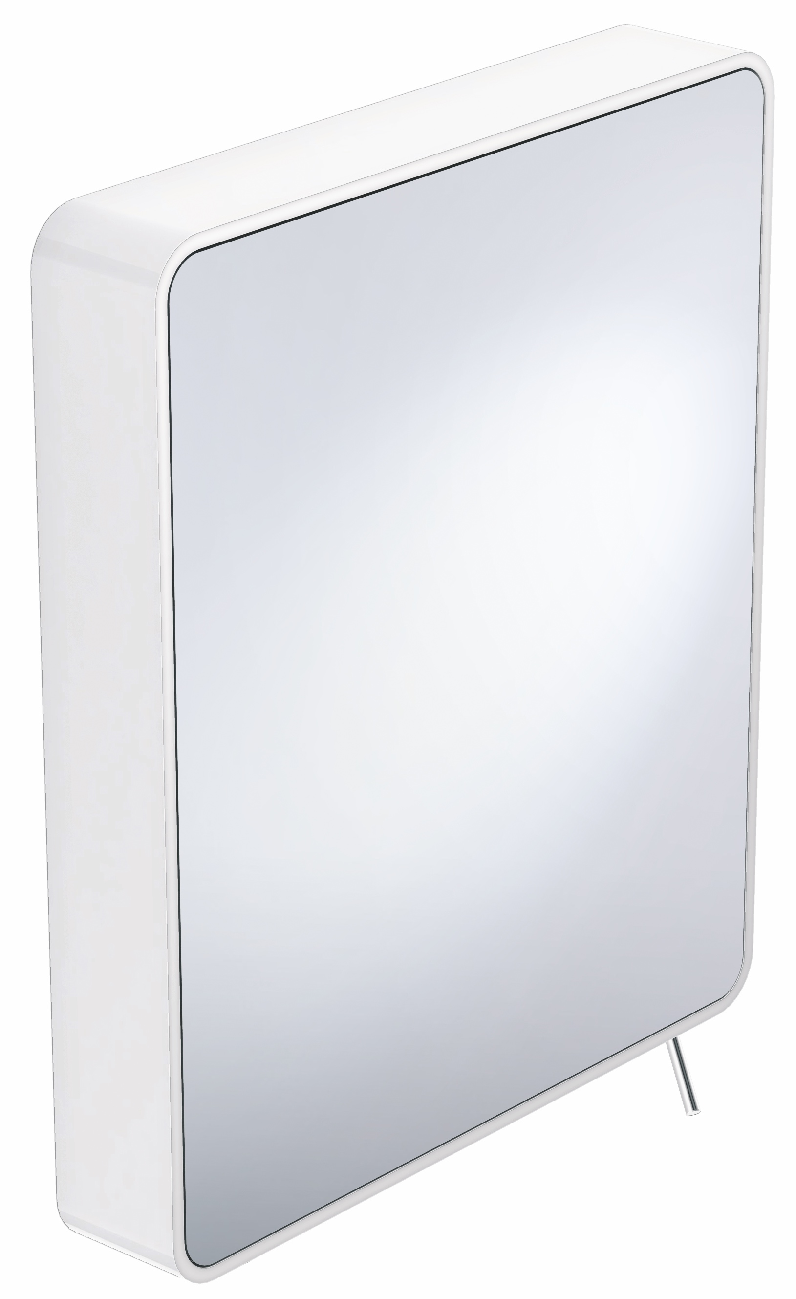 Kippspiegel Sys 800, weiß, B:580mm, H:680mm, T:115mm