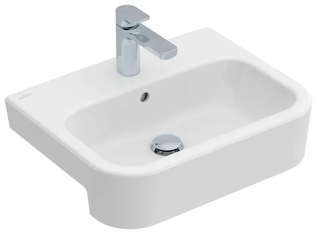 Villeroy & Boch Vorbauwaschbecken „Architectura“ 550 × 430 × 170 mm in Weiß Alpin Villeroy & Boch Vorbauwaschbecken „Architectura“ 550 × 430 × 170 mm in Weiß Alpin