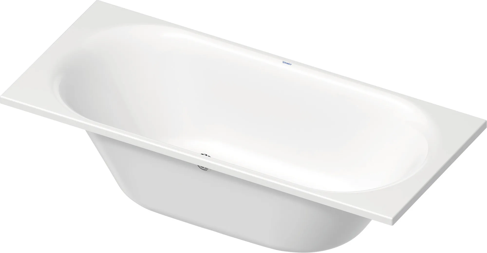 Duravit Badewanne „D-Neo“ rechteck 1800 × 800 mm, Mittelablauf in Weiß Duravit Badewanne „D-Neo“ rechteck 1800 × 800 mm, Mittelablauf in Weiß