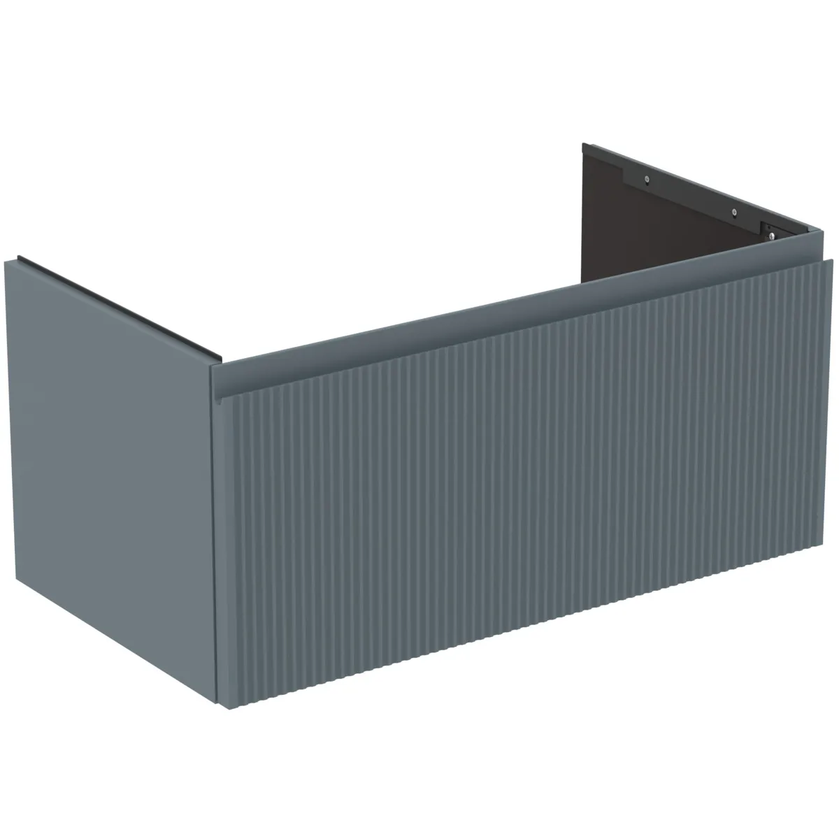 Ideal Standard Möbelwaschtischunterschrank Finesse Aschblau matt 800x440x375 mm 1 Schublade Softclose Wandhängend