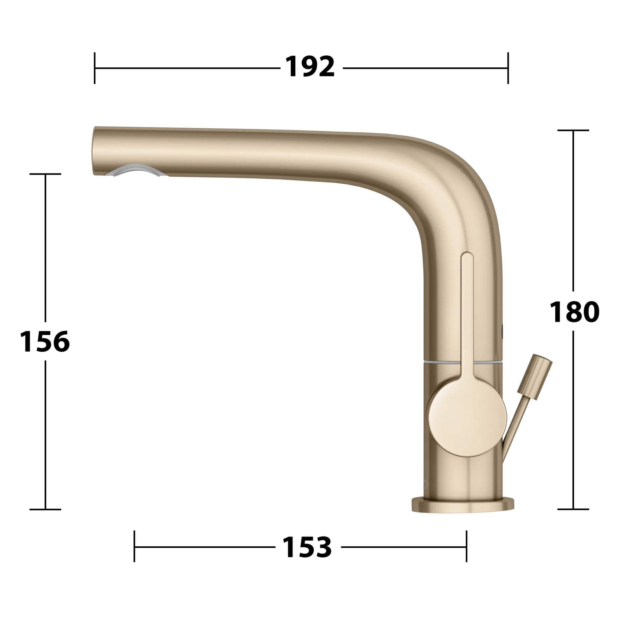 Edition 400 51505030000 Einhebel-Waschtischmischer 150 mit Zugstangen-Ablaufgarnitur schwenkbar Bronze gebürstet