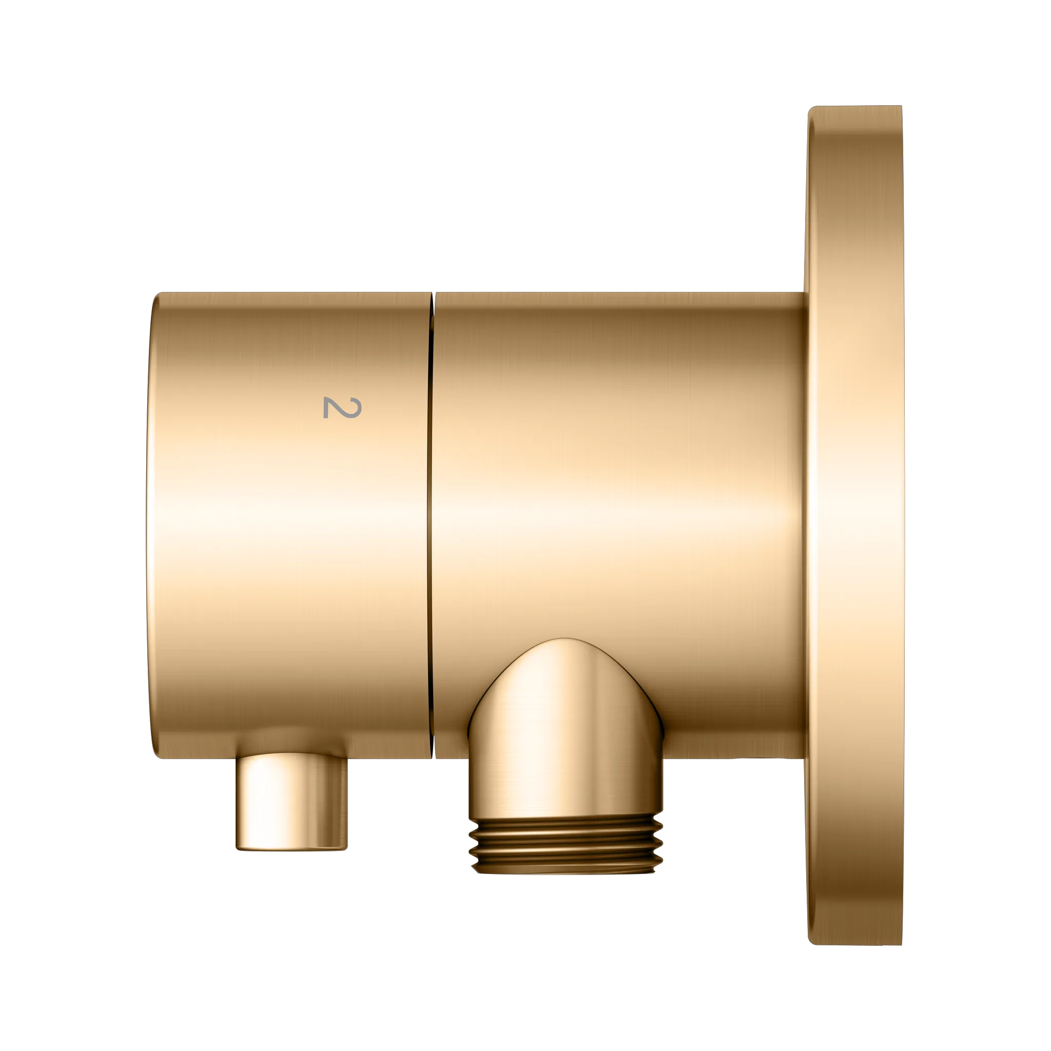 IXMO 3-Wege Ab- u. Umstellventil UP IXMO Comfort, rund Messing gebürstet IXMO 3-Wege Ab- u. Umstellventil UP IXMO Comfort, rund Messing gebürstet