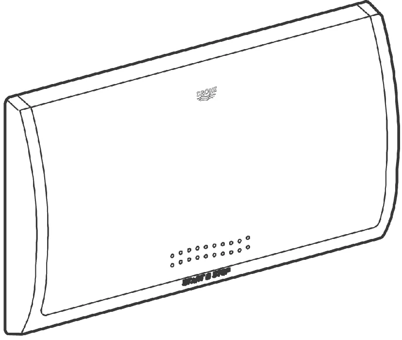 Grohe Classic Abdeckplatte 37053, 330x190mm, alpinweiß Grohe Classic Abdeckplatte 37053, 330x190mm, alpinweiß