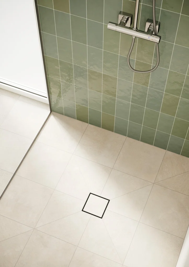 Hansgrohe RainDrain Point Komplettset Punktablauf 150x150 mm rückseitig befliesbar Edelstahl gebürstet