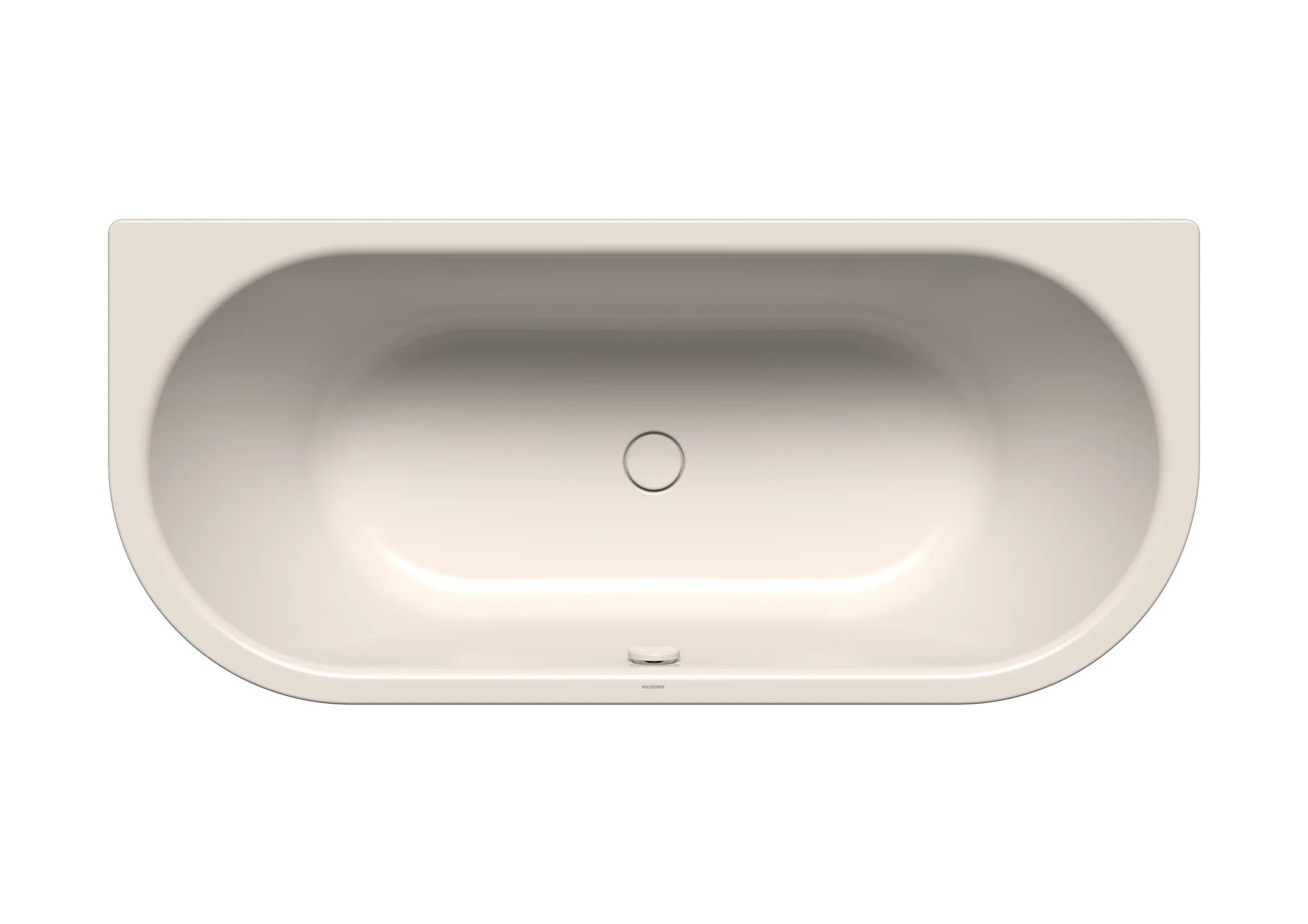 Kaldewei Badewanne „Centro Duo 2“ vorwand 170 × 75 cm mit Überlaufbohrung, in pergamon