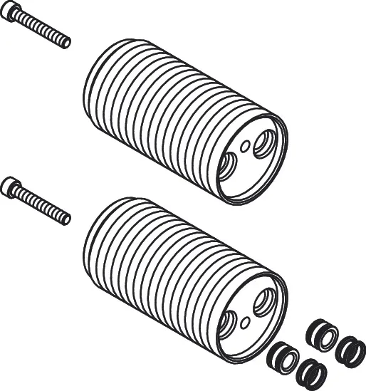 AXOR Starck Verlängerungsset 80 mm k.a. AXOR Starck Verlängerungsset 80 mm k.a.