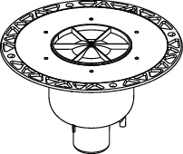 TECEdrainpoint S Ablauf DN 50 senkrecht mit Seal System Univ.fl.