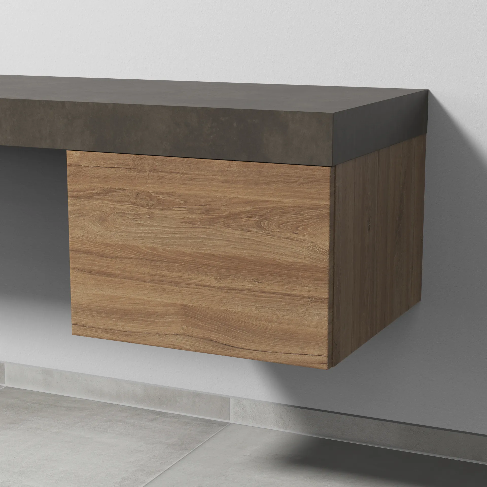 Sanipa Anbauschrank „2morrow“ 500 × 340 × 520 mm in Eiche Kansas