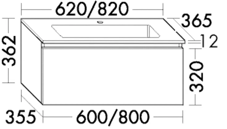burgbad Badmöbelset „Lin20“ 86 × 40,2 cm in Tectona Dekor Zimt burgbad Badmöbelset „Lin20“ 86 × 40,2 cm in Tectona Dekor Zimt