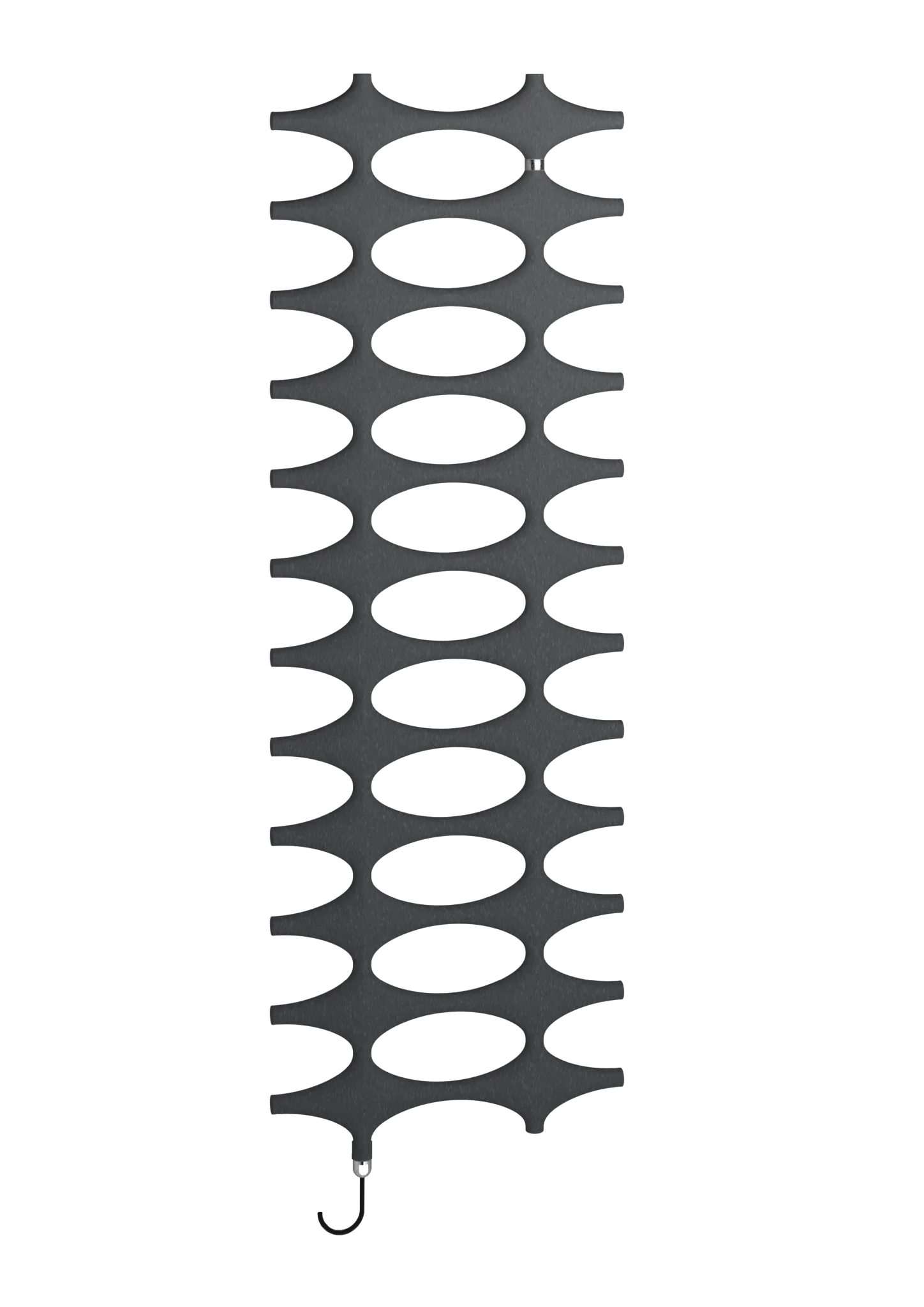 Kermi Design-Elektroheizkörper „Ideos®-E“ 75,8 × 190,1 cm in Anthracite Grey