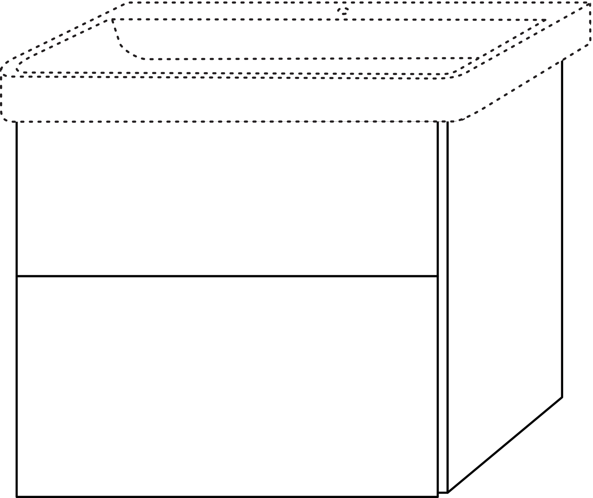 Sanipa Waschtischunterschrank „3way“ 730 × 591 × 462 mm in Vulkan (matt)