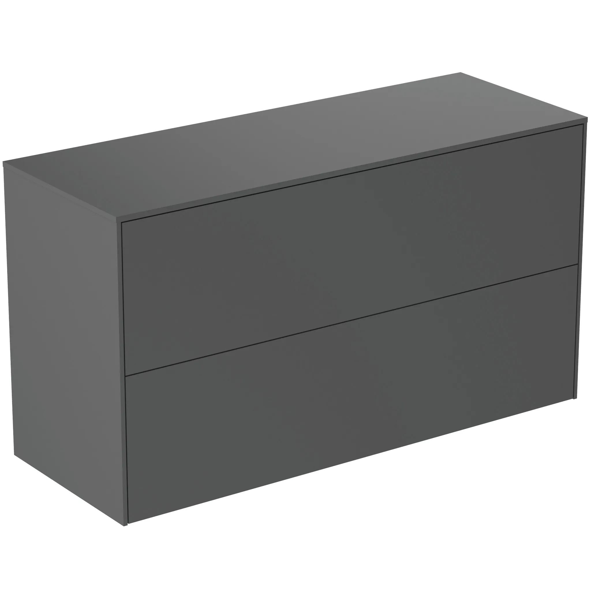Ideal Standard Waschtischunterschrank Conca, 2 Auszüge, Anthrazit