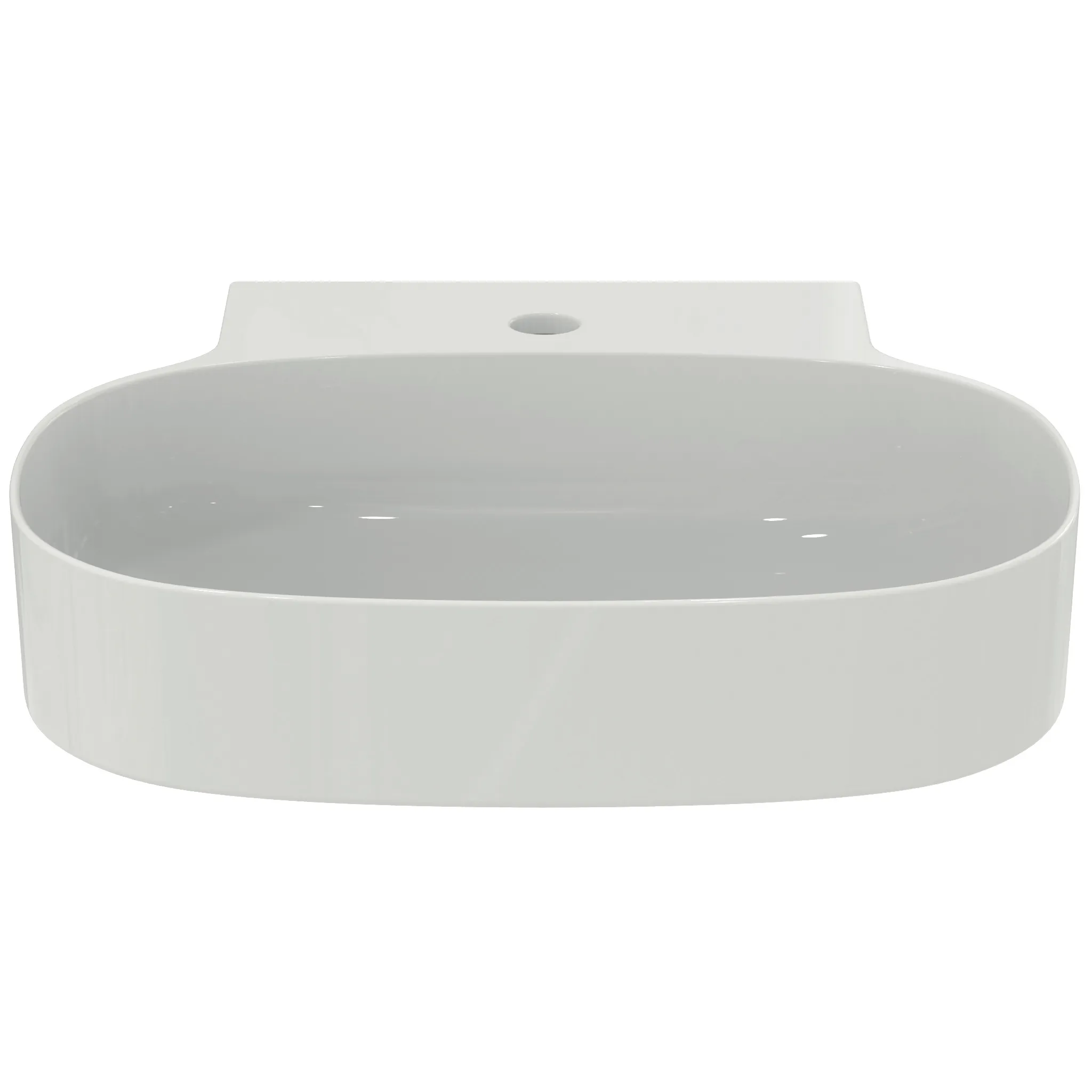 Waschbecken „Linda-X“ 50 × 48 × 13,5 cm, Hahnlochposition mittig in Weiß Waschbecken „Linda-X“ 50 × 48 × 13,5 cm, Hahnlochposition mittig in Weiß