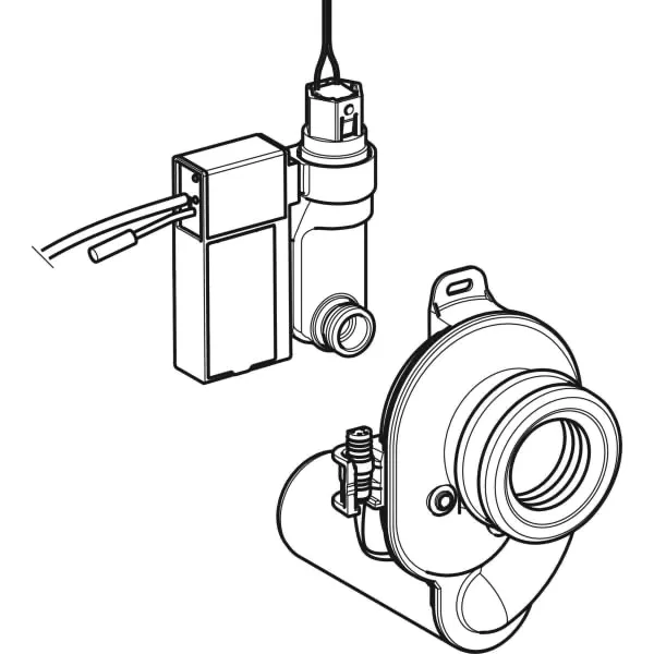 Urinalsteuerung mit elektronischer Spülauslösung, Batteriebetrieb, Aufputz, verdeckt Urinalsteuerung mit elektronischer Spülauslösung, Batteriebetrieb, Aufputz, verdeckt