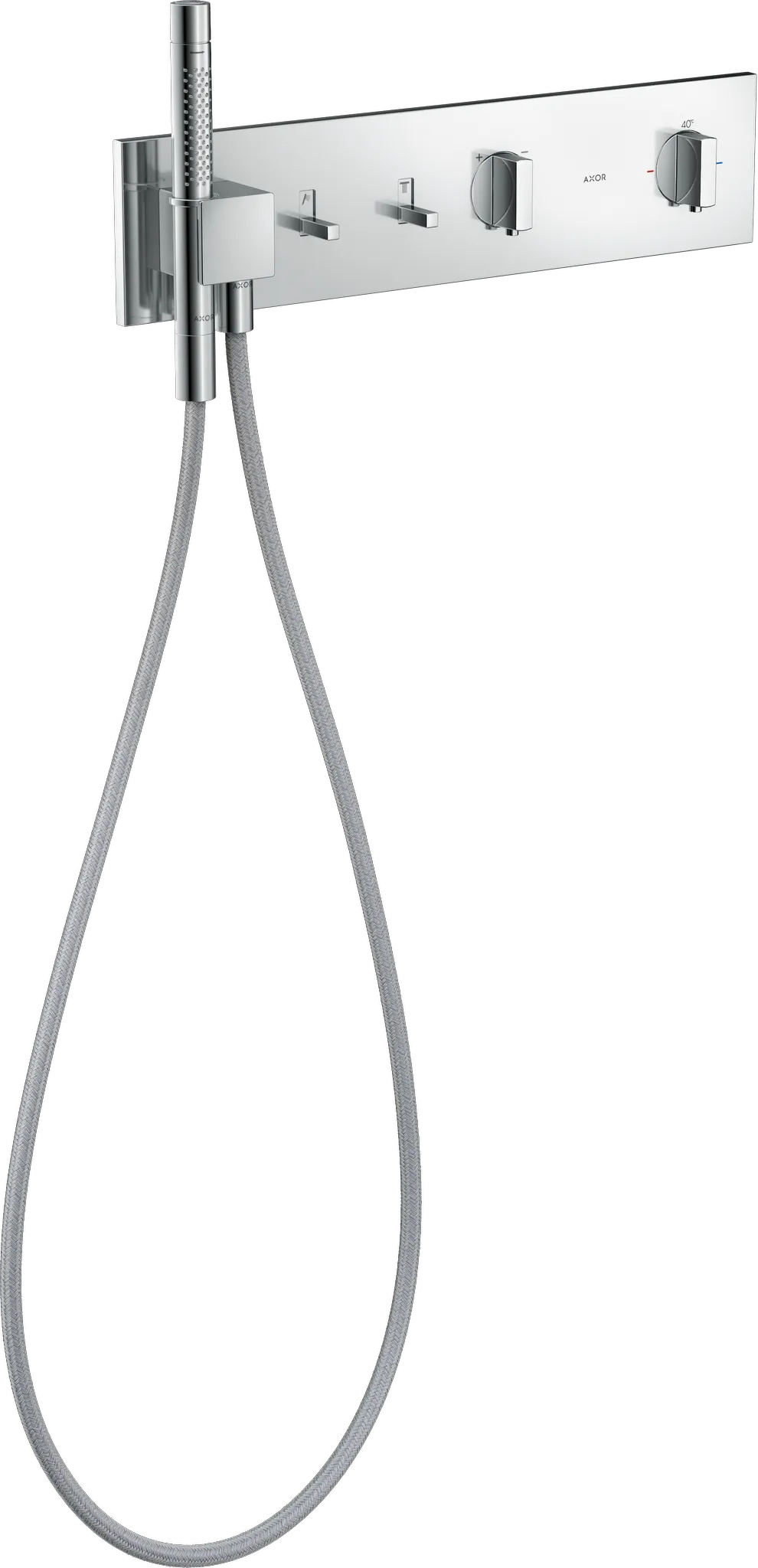 Hansgrohe AXOR ShowerComposition Thermostatmodul 470⁄110 Unterputz für 2 Verbraucher, Chrom Hansgrohe AXOR ShowerComposition Thermostatmodul 470⁄110 Unterputz für 2 Verbraucher, Chrom