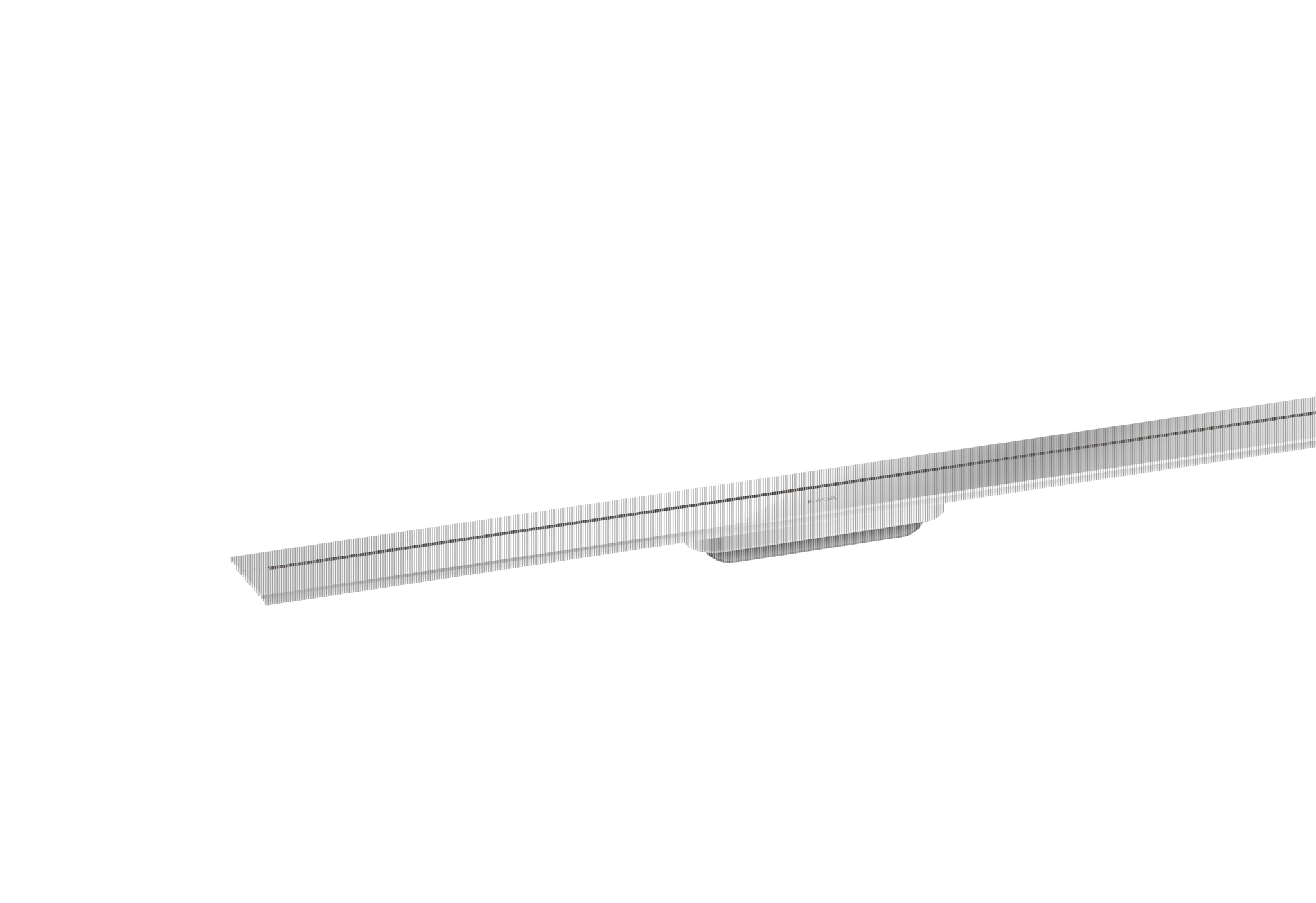 Hansgrohe AXOR Drain Fertigset Duschrinne 900 Wandmontage Chrom Hansgrohe AXOR Drain Fertigset Duschrinne 900 Wandmontage Chrom