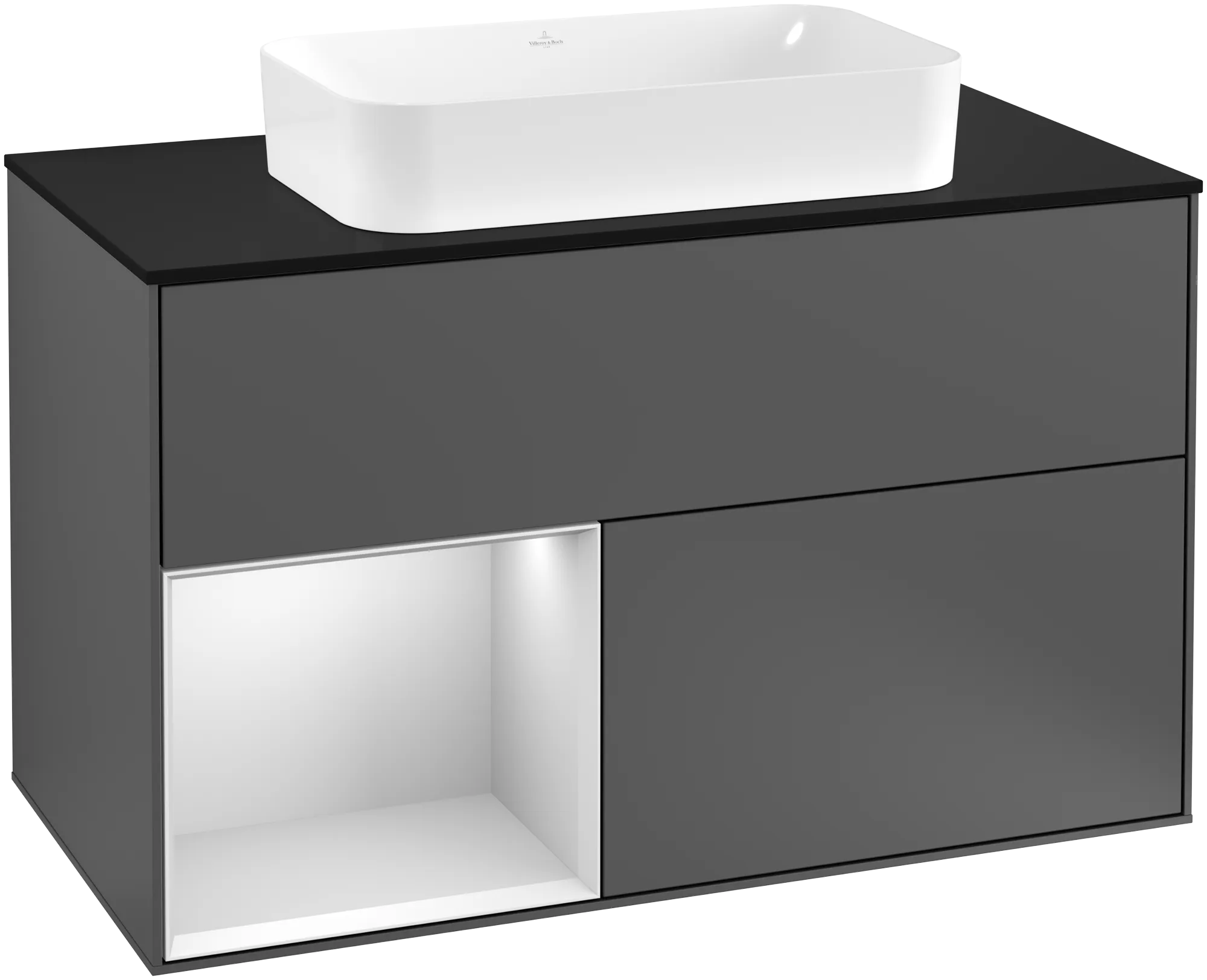 Villeroy & Boch Finion Waschbeckenunterschrank F24 1000x603x501mm anthrazit