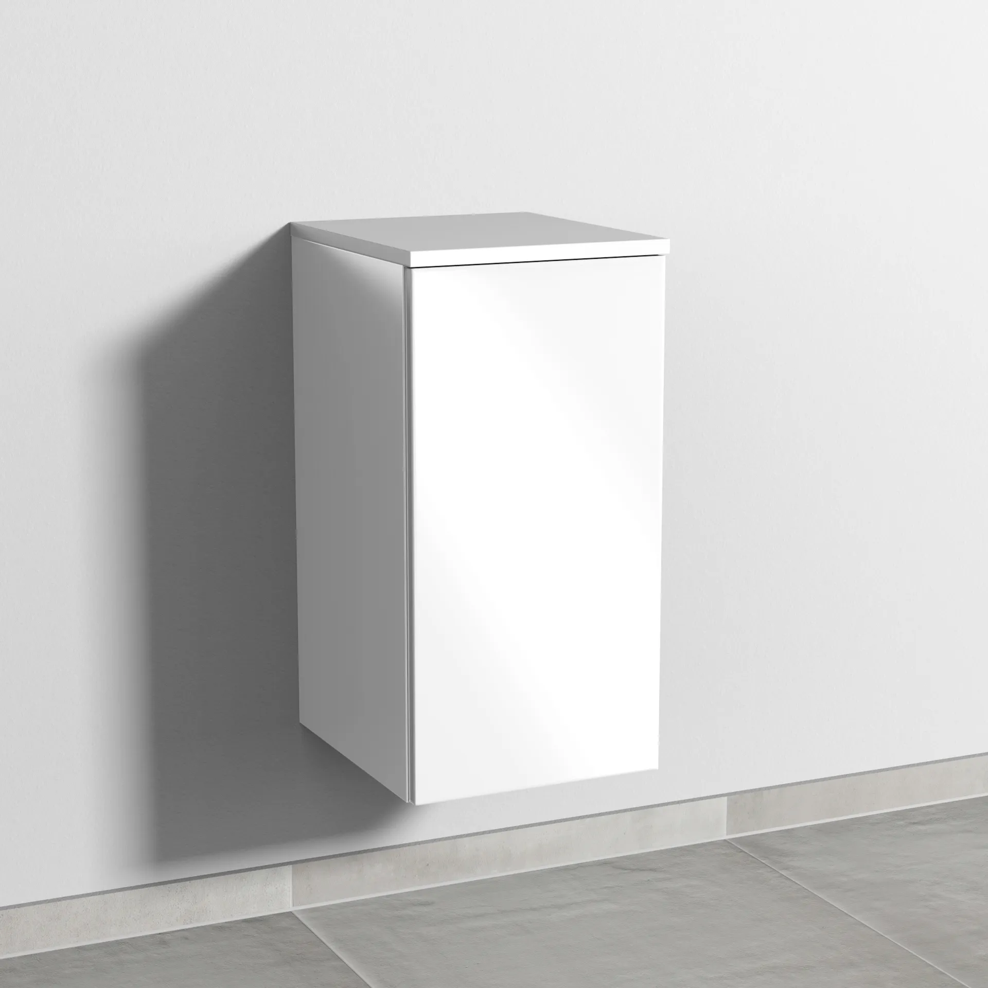 Sanipa Unterschrank „3way“ 300 × 580 × 345 mm Anschlag rechts, in Weiß (glanz), Anschlag rechts