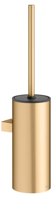 KEUCO COLLECTION MOLL Toilettenbürstengarnitur mit Deckel Wandmodell Messing gebürstet/anthrazit KEUCO COLLECTION MOLL Toilettenbürstengarnitur mit Deckel Wandmodell Messing gebürstet/anthrazit