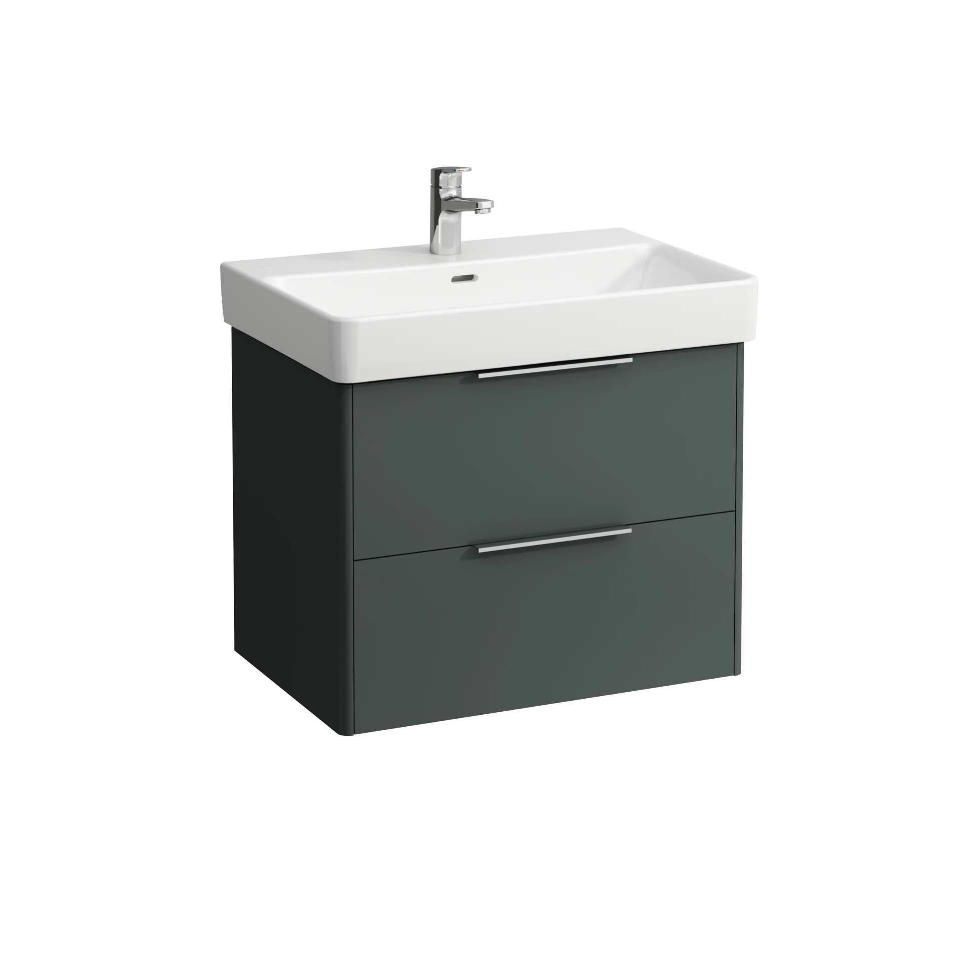 Waschtischunterbau BASE für PRO S 438x665x515 2 Schubladen mit Griff aluminium eloxiert für Waschtisch H810967 weiß matt Waschtischunterbau BASE für PRO S 438x665x515 2 Schubladen mit Griff aluminium eloxiert für Waschtisch H810967 weiß matt