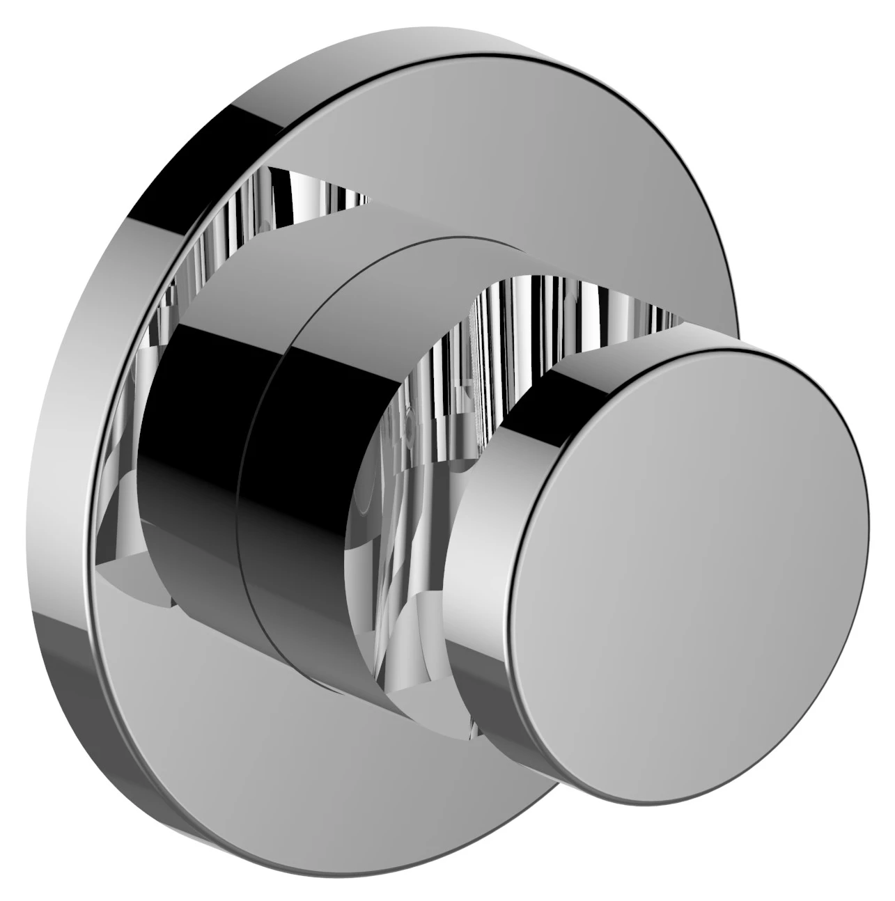 IXMO 59591010001 Wandbrausehalter rund verchromt IXMO 59591010001 Wandbrausehalter rund verchromt