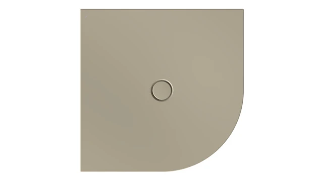 Bette viertelkreis Duschwanne „BetteFloor Corner“ 100 × 100 cm in Cashmere