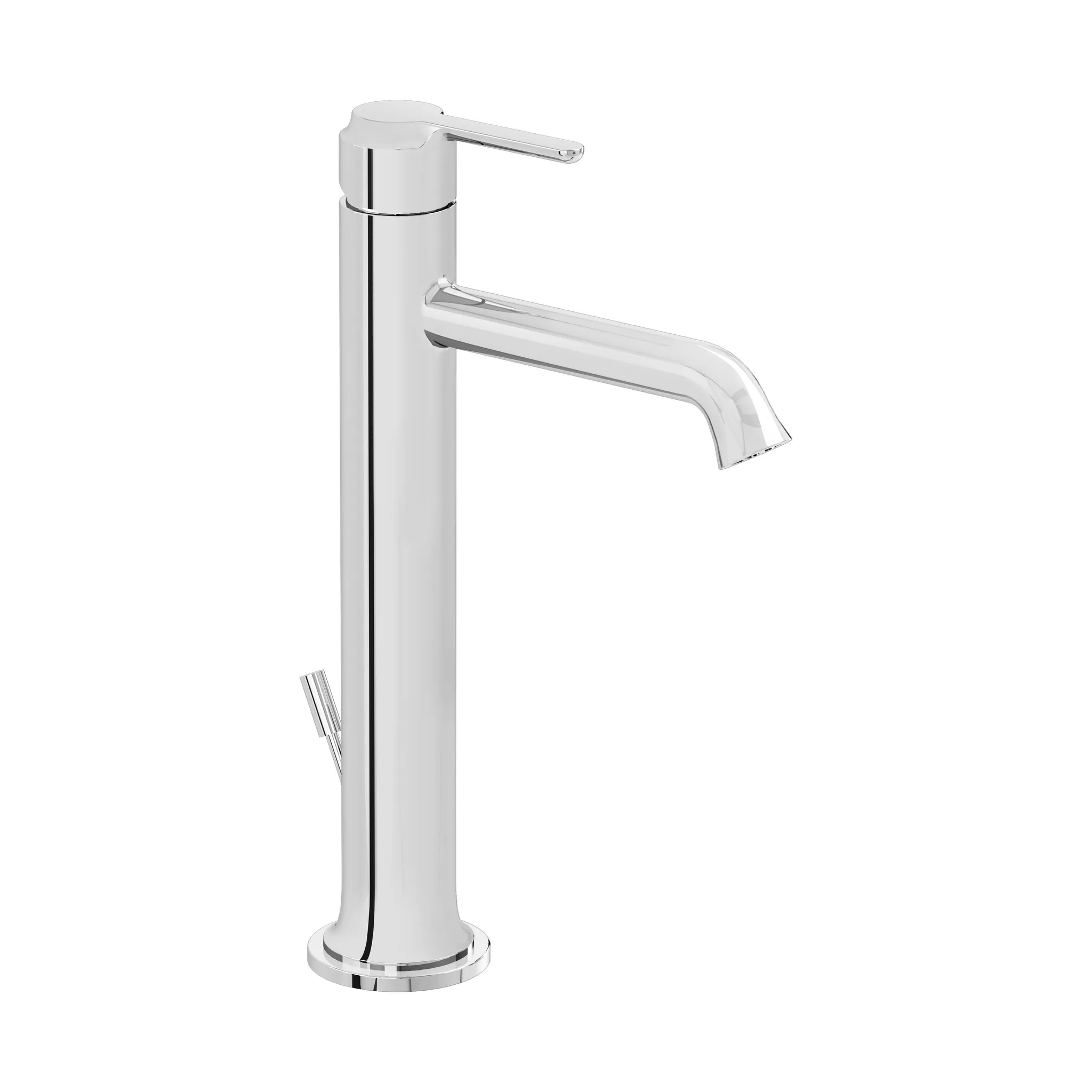 Origin Classic Einhebel-Waschtischmischer mit Ablaufgarnitur Einlochmontage Höhe 28 cm Chrom