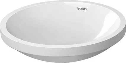 Einbauwaschtisch Architec 420 mm EB v.u.,o.ÜL,o.HLB,u.glasiert,weiß