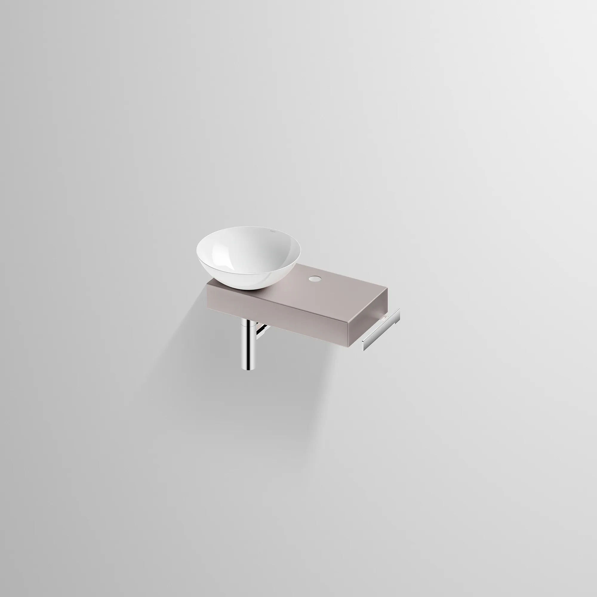 Alape Waschplatz Piccolo Novo 1 5256000 Oyster Matt Alape Waschplatz Piccolo Novo 1 5256000 Oyster Matt