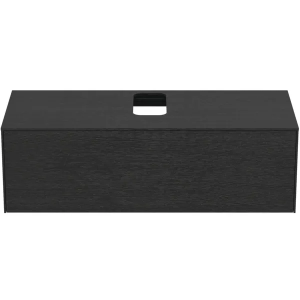 Ideal Standard Waschtischunterschrank „Conca“ 120,2 × 37 × 50,5 cm Eiche geflammt Furnier Ideal Standard Waschtischunterschrank „Conca“ 120,2 × 37 × 50,5 cm Eiche geflammt Furnier