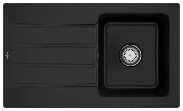 Villeroy & Boch Einbau-Küchenspülbecken „Architectura“ 50 860 × 510 × 220 mm in Chromite