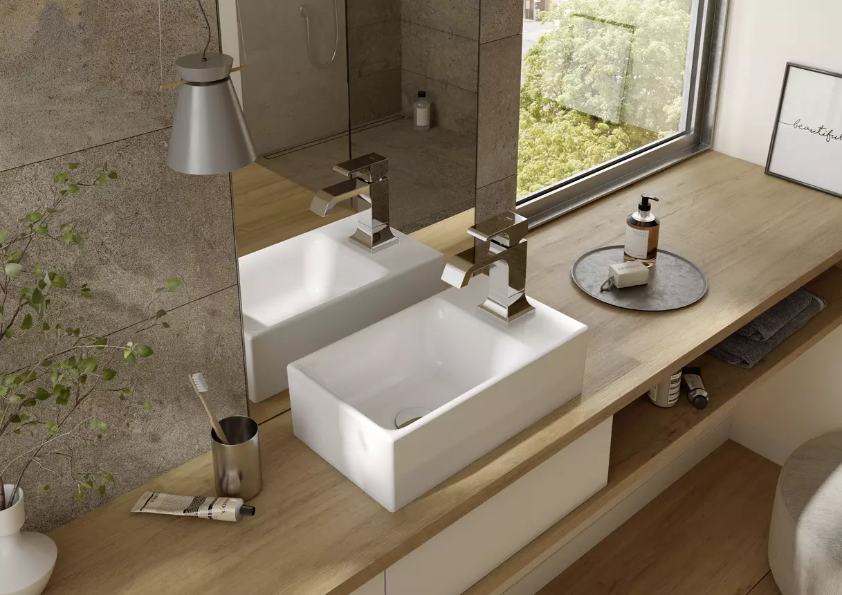 Toto Handwaschtisch „CS“ 400 × 230 × 152 mm in weiß Toto Handwaschtisch „CS“ 400 × 230 × 152 mm in weiß