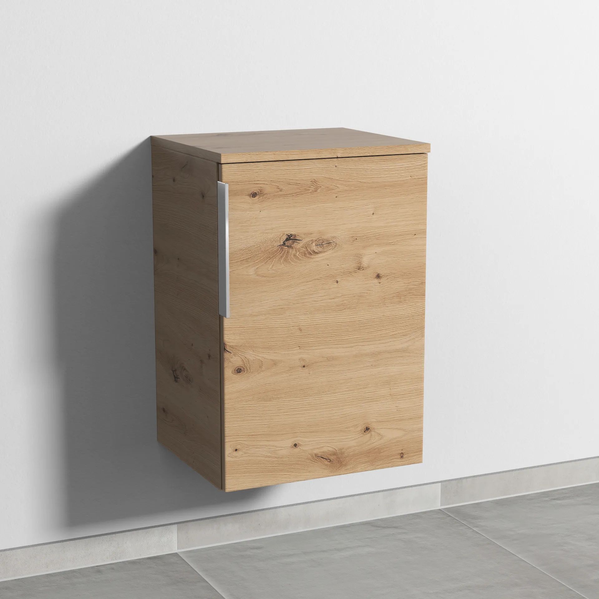 Sanipa Unterschrank „3way“ 400 × 580 × 345 mm Anschlag rechts, in Eiche Natural-Touch, Anschlag rechts