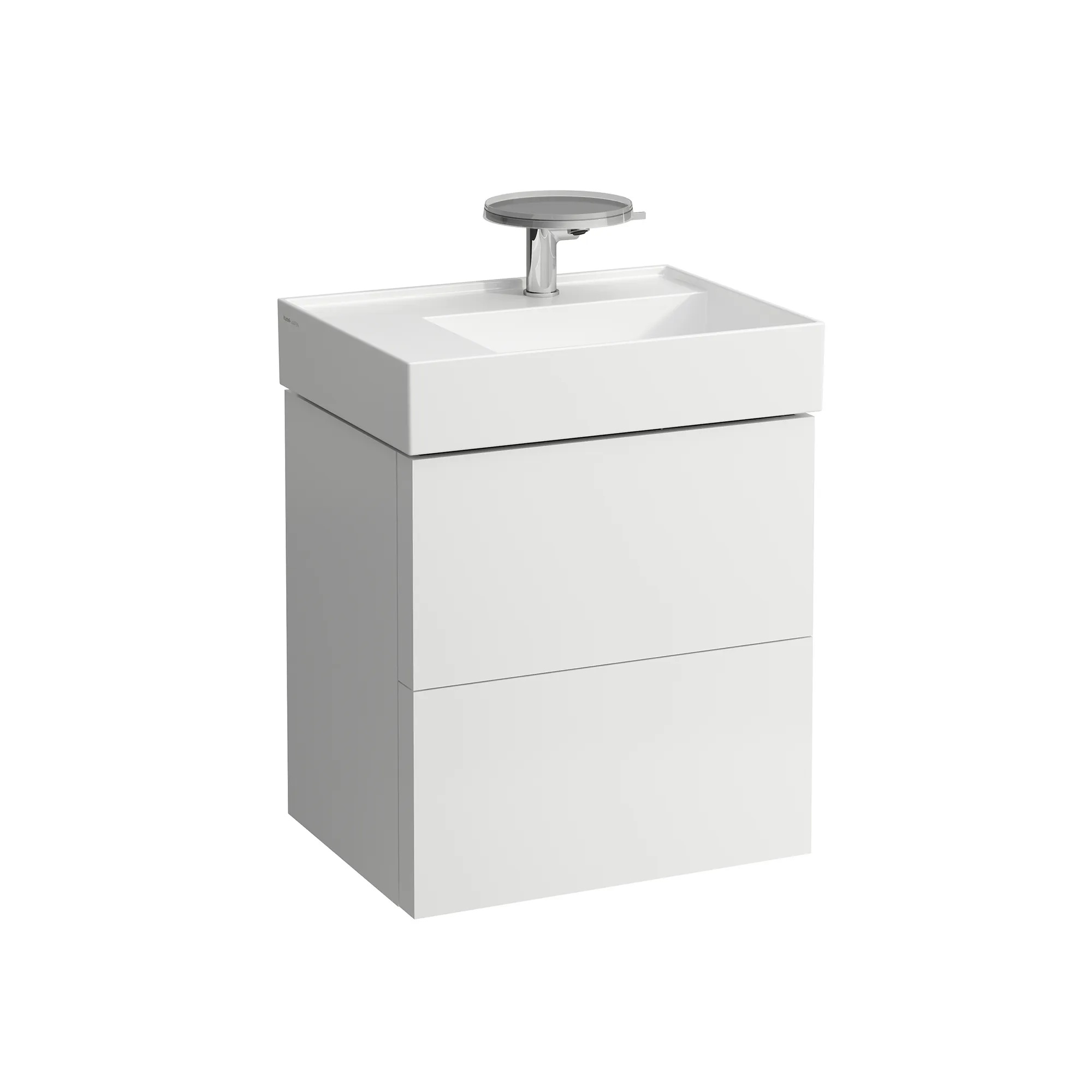 Laufen Waschtischunterbau „Kartell“ 450 × 600 × 580 mm Weiß matt Front- & Korpusfarbe: Weiß matt Laufen Waschtischunterbau „Kartell“ 450 × 600 × 580 mm Weiß matt Front- & Korpusfarbe: Weiß matt