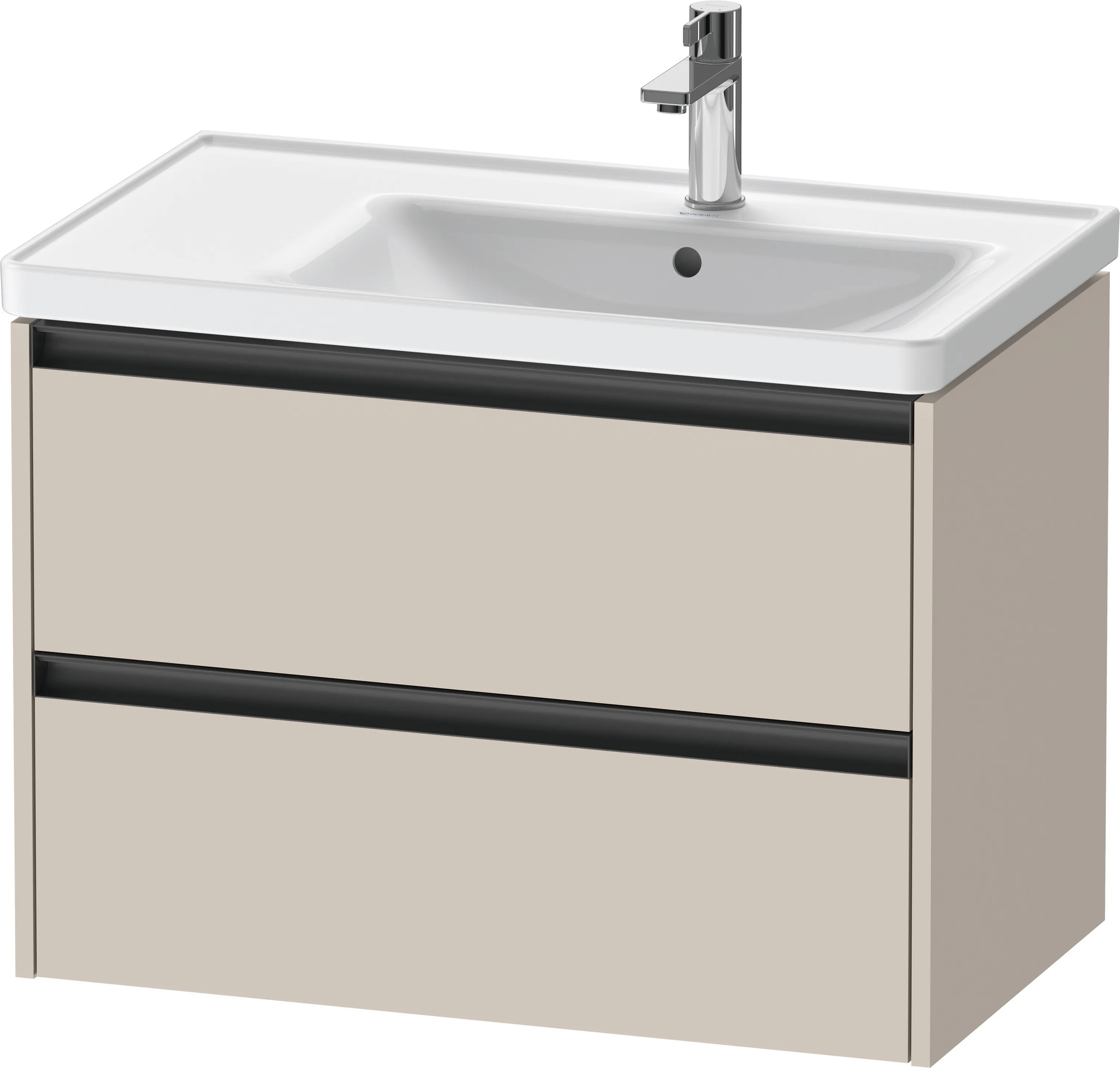 Duravit Waschtischunterschrank wandhängend „Ketho.2“ 78,4 × 54,9 × 45,5 cm in Taupe Matt Duravit Waschtischunterschrank wandhängend „Ketho.2“ 78,4 × 54,9 × 45,5 cm in Taupe Matt