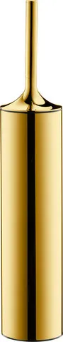 Duravit Toilettenbürstengarnitur bodenstehend „Starck T“ 8 × 43,2 cm in Gold (poliert), Befestigung sichtbar Duravit Toilettenbürstengarnitur bodenstehend „Starck T“ 8 × 43,2 cm in Gold (poliert), Befestigung sichtbar