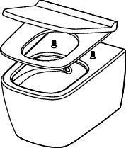 TECE Dusch-WC „neo“, Befestigung verdeckt, ohne Spülrand TECE Dusch-WC „neo“, Befestigung verdeckt, ohne Spülrand