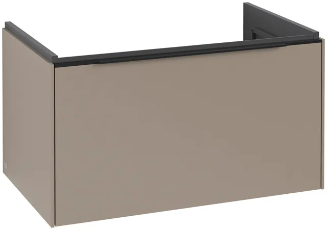 Villeroy & Boch Waschtischunterschrank „Subway 3.0“ für Schrankwaschtisch 772 × 429 × 478 mm Taupe, für Becken mittig