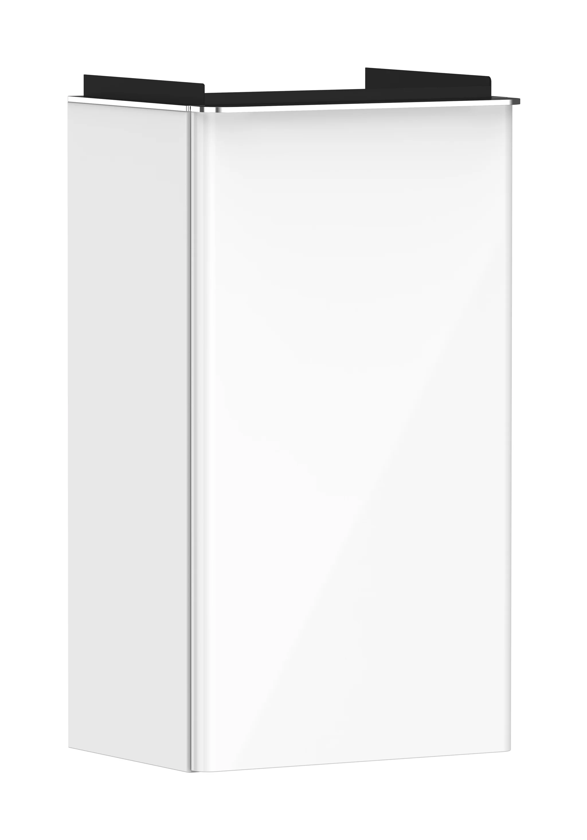 Hansgrohe Xelu Q Waschtischunterschrank, weiß hochglanz, 340x245 mm, Türanschlag links, mit Griffleiste und SoftClose-Funktion