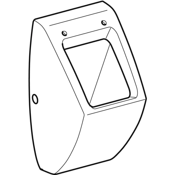 Urinal „Pareo“, Zulauf von oben, Befestigung verdeckt, ohne Zielobjekt 30 × 52 × 26,5 cm Urinal „Pareo“, Zulauf von oben, Befestigung verdeckt, ohne Zielobjekt 30 × 52 × 26,5 cm