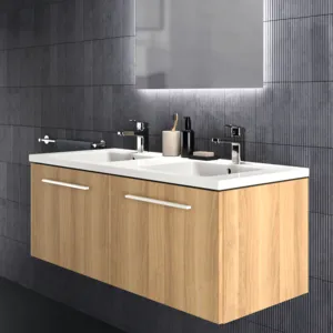 Ideal Standard Waschtischunterschrank „i.lifeB“ 120 × 44 × 50,5 cm Eiche Natur