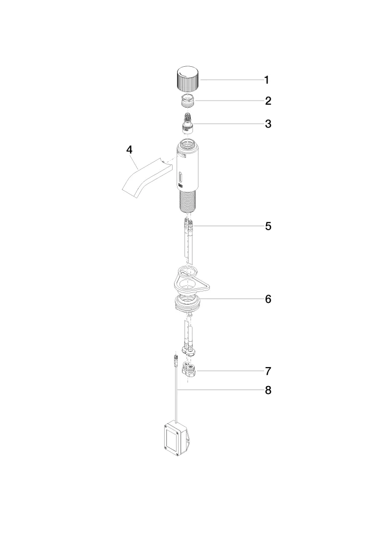 Waschtischarmatur mit elektronischer Öffnungs- und Schließfunktion ohne Ablaufgarnitur IMO Chrom 44515670 Waschtischarmatur mit elektronischer Öffnungs- und Schließfunktion ohne Ablaufgarnitur IMO Chrom 44515670
